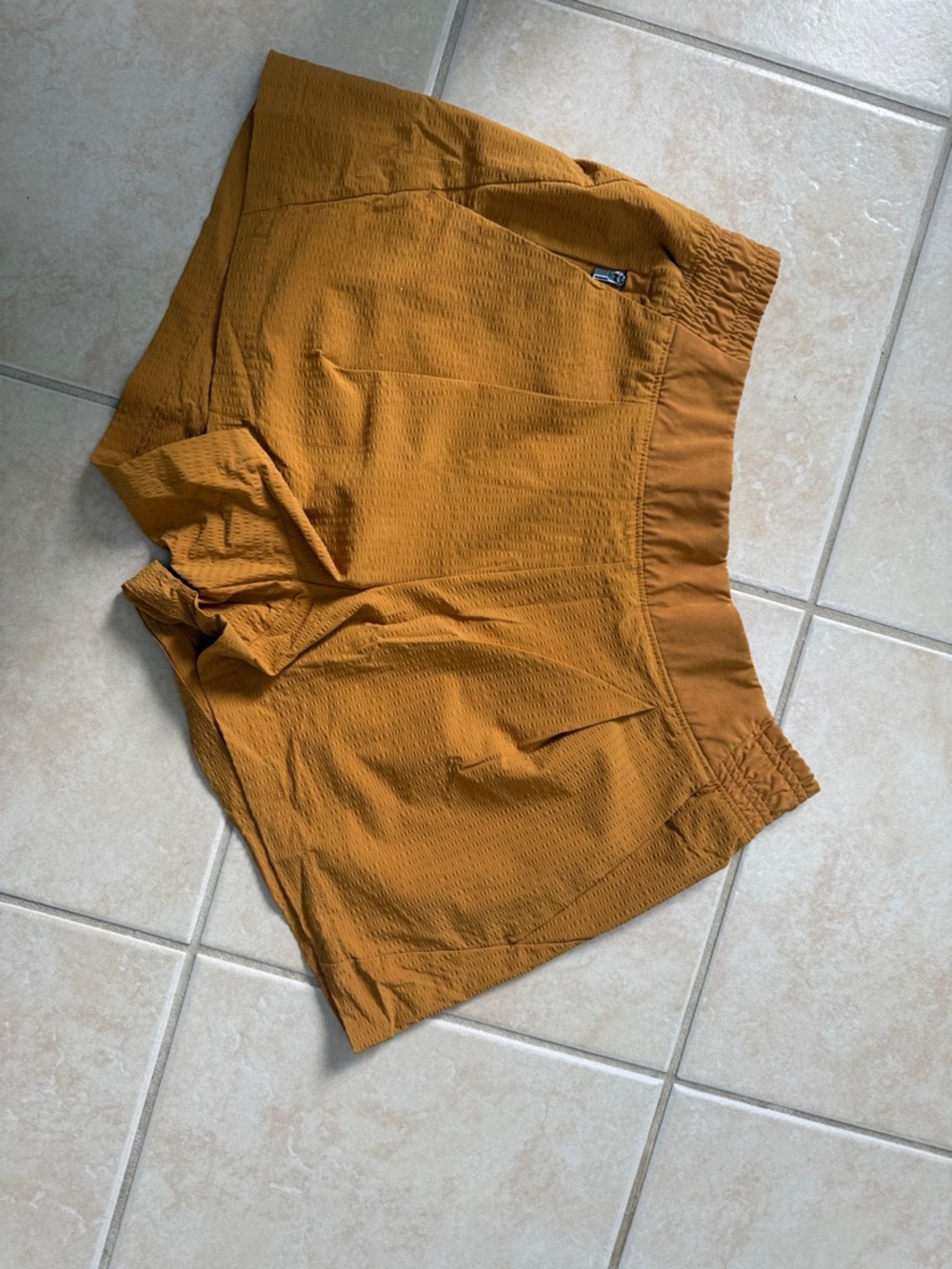 Athleta Brooklyn women’s Athletic Shorts in Mustard